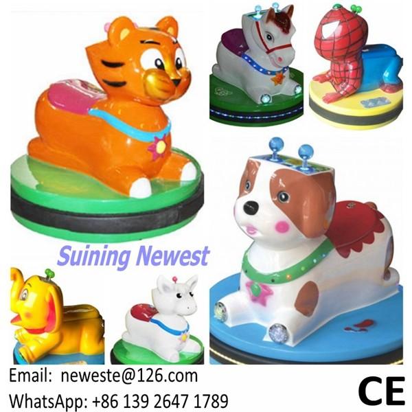 Lovely Hot Sale 12V Battery Mini Kids Dodgem Car Coin Operated Collision Bumper
