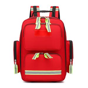 Wholesale Emergency First Aid Backpack Fire Rescue Medical Bag Home Visit Kit 1000D Nylon from china suppliers