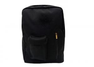 Fashionable Black Canvas Ladies Travel Bags With Large Storage Space