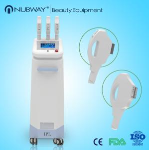 Wholesale best cooling -5℃-0℃ three handles skin rejuvenation acne removal hair removall ipl laser machine from china suppliers