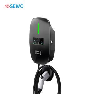 Wholesale Black Electric Vehicle Charging Stations , Type 2 EV Charger 7kw from china suppliers