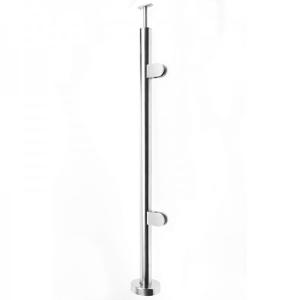 Wholesale 304 Stainless Steel Balustrade Posts For Tempered Glass Balcony Railing from china suppliers