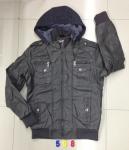 598 Men's pu fashion jacket coat stock