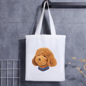 Wholesale Ladies Shoulder Shopping Cotton Canvas Tote Bag Custom Printed Logo from china suppliers