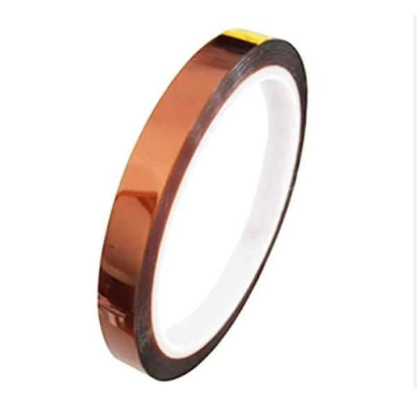 Amber Polyimide Film Adhesive Tape with 33m Standard Roll Length and ≥2.0KV BDV for High Temperature Applications