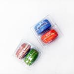 2 cells blister tray macaron cookie candy packaging tray box