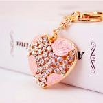 Diamond Designer Key Rings For Women ODM Available 16mm Thick