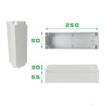 TY-8025085 Weatherproof Junction Box For Electric Connections ABS Box