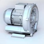 Three Phase Silver Air Ring Blower , Ring Compressor Blower For Dental Suction