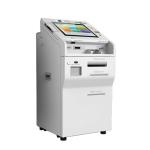 Floor Standing Commercial Bank ATM Cash Deposit Machine Capacitive Screen