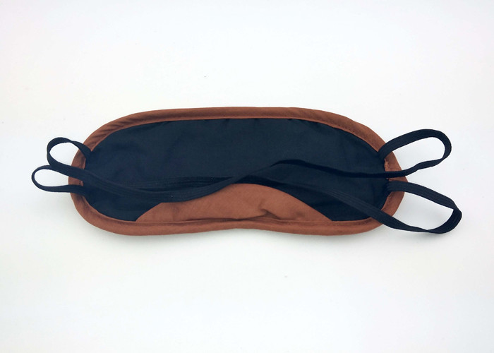 Novelty Promotion Custom Travel Sleeping Genuine Leather Eye Mask