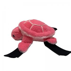 Wholesale Pink Long Fur Stuffed Turtle Knee Pad Plush Toy 28cm For Ski Snowboard Skateboard from china suppliers