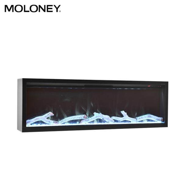 2400mm 98inch Freestanding Electric Fireplace Mixed-Color Fire Electric