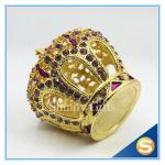 Luxury home decoration Crown shape wedding gifts personal Trinket box display