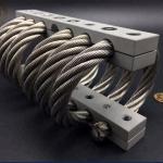 Medical Mobile Equipment Wire Rope Vibration Damper Shock Control