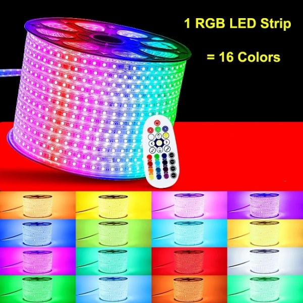 Waterproof Bluetooth RGB LED Tape Strip WIFI Smart Home