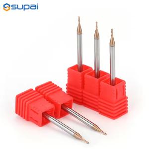 Wholesale 2 Flute Number Micro End Mills 2 Number of Teeth Short Flute Length from china suppliers