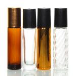 OEM Glass Roller Bottles 5ml 10ml with Gold Silver Aluminum Cap