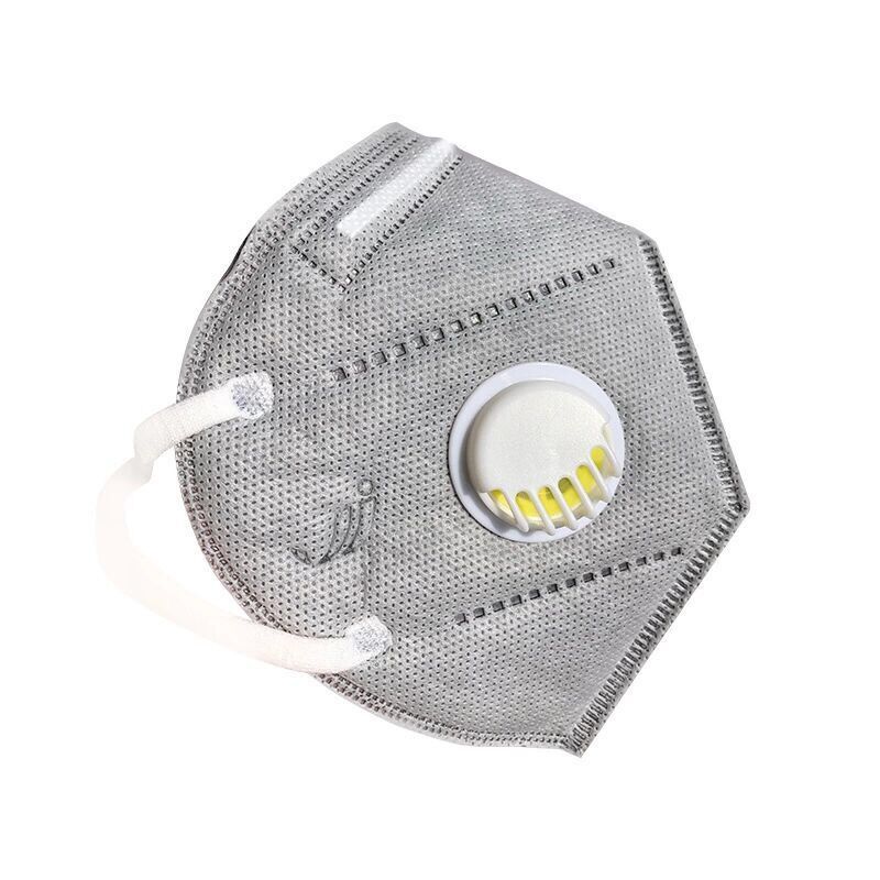 Active Carbon N95 Respirator Mask With Filter Valve For Lab Work Food Service
