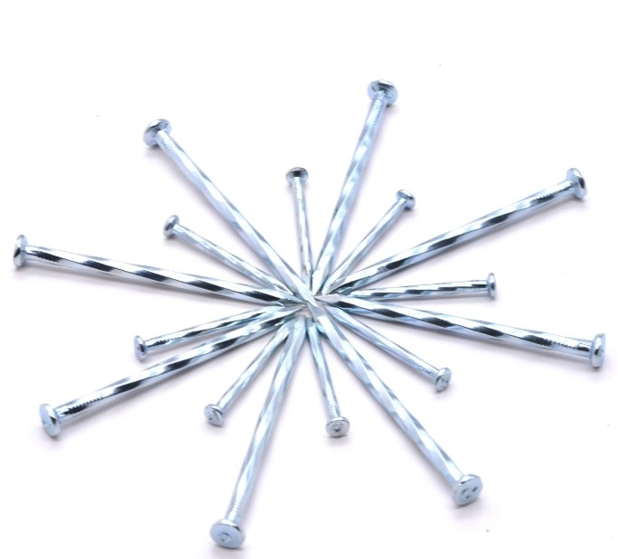 Spiral Steel Galvanized Construction Concrete Nails Common Iron Nail