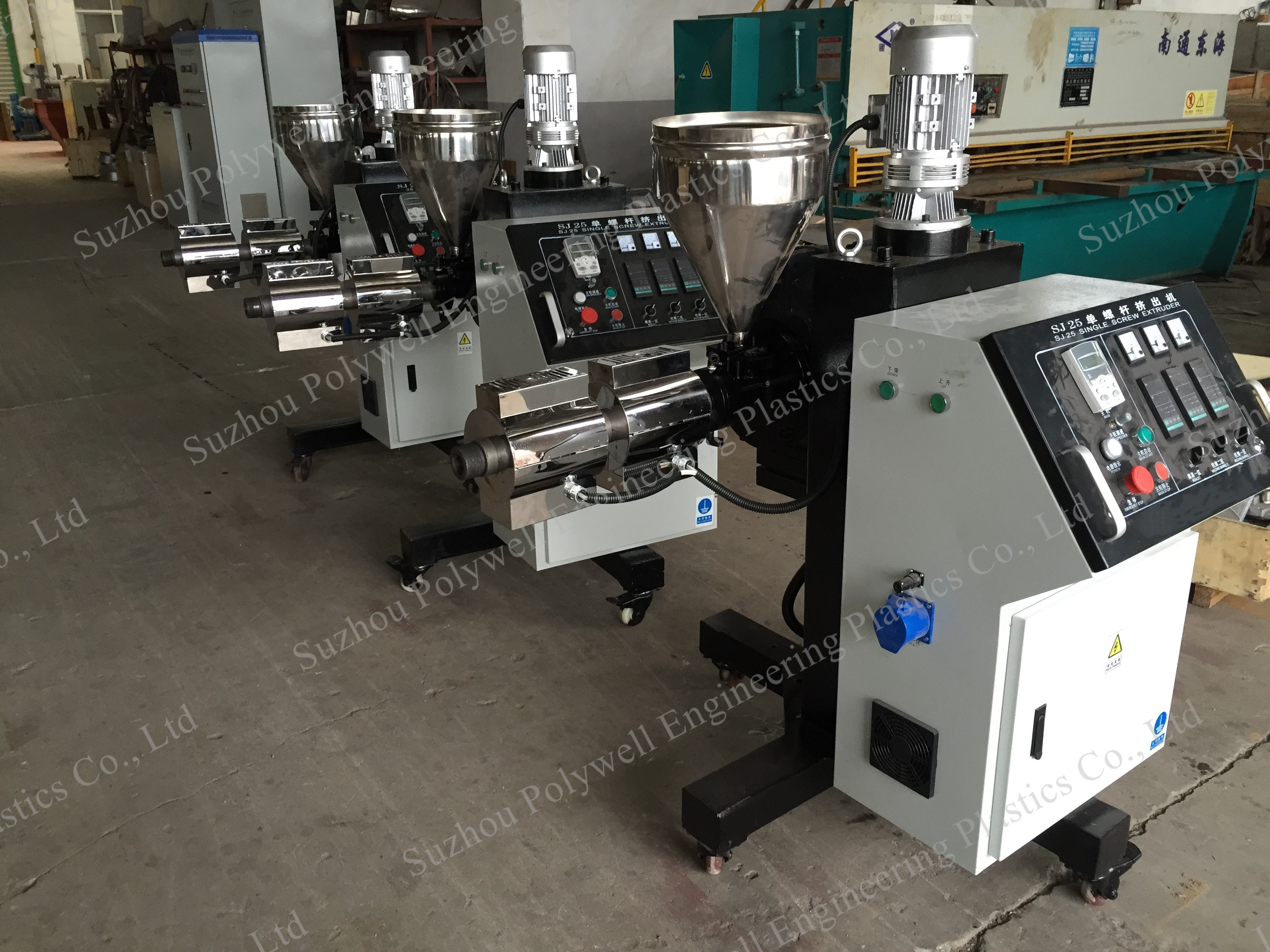 Floor Fence Post Window Extruder Machine PVC WPC Wood Plastic Profile / Decking/ Wall Panel/