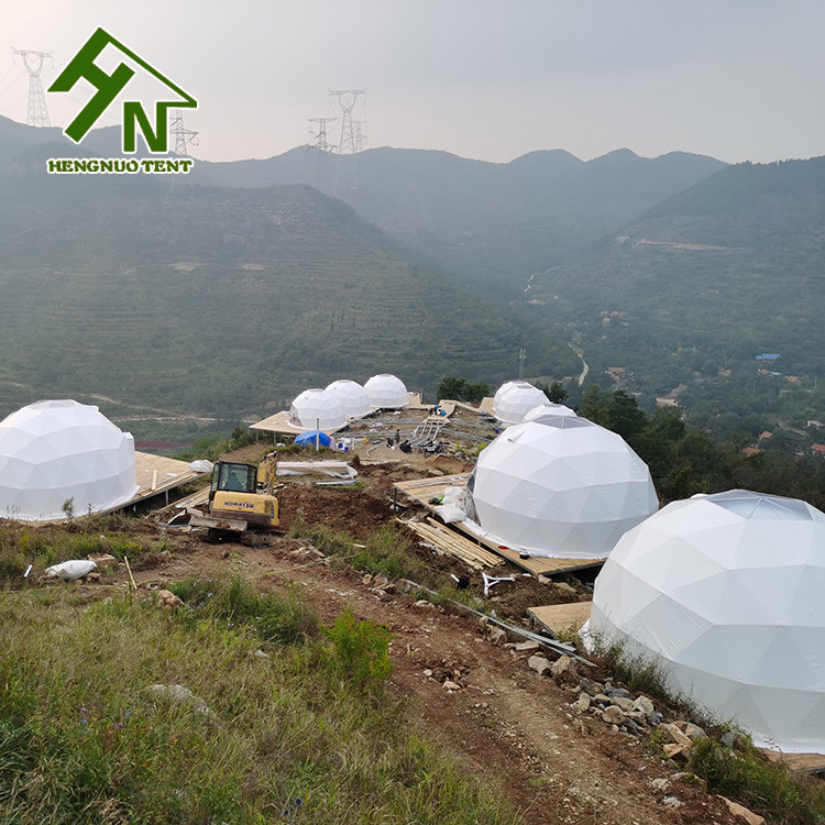 3 People Family Traveling Geodesic Dome Tent UV Radiation