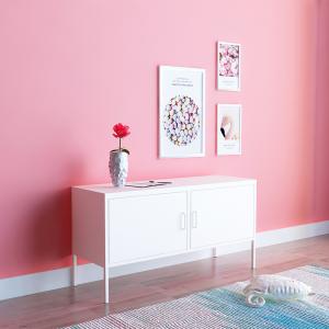 Wholesale TV Stand Furniture White 0.7mm Steel Storage Cabinet from china suppliers