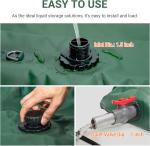 Emergency Water Storage Bladders - Large Capacity Soft Water Bag, Foldable