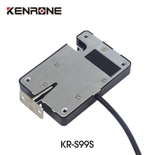 12V/24V DC Electric Solenoid Cabinet Lock With Sliding Door Detection For Express Locker