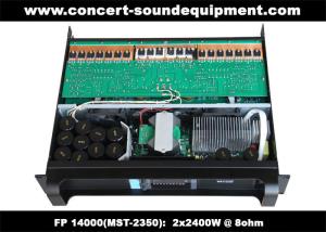 Wholesale FP 14000 2 x 2400W Concert Sound Equipment , 2 Channel High Stability Switching Amplifier from china suppliers