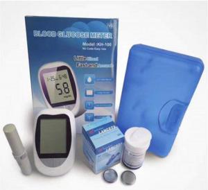 Wholesale 5s Clinical Venous Plasma Blood Glucose Meter 0.6mul With Test Strips from china suppliers