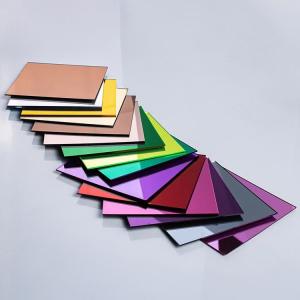 China Perspex Adhesive Acrylic Mirror Sheets Flexible Plastic Mirror Sheet Cut To Size on sale