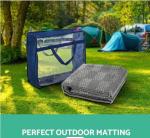Non Slip 600gsm PVC Outdoor Camping Mat For Caravan Park Anti Alip Bath Mat High