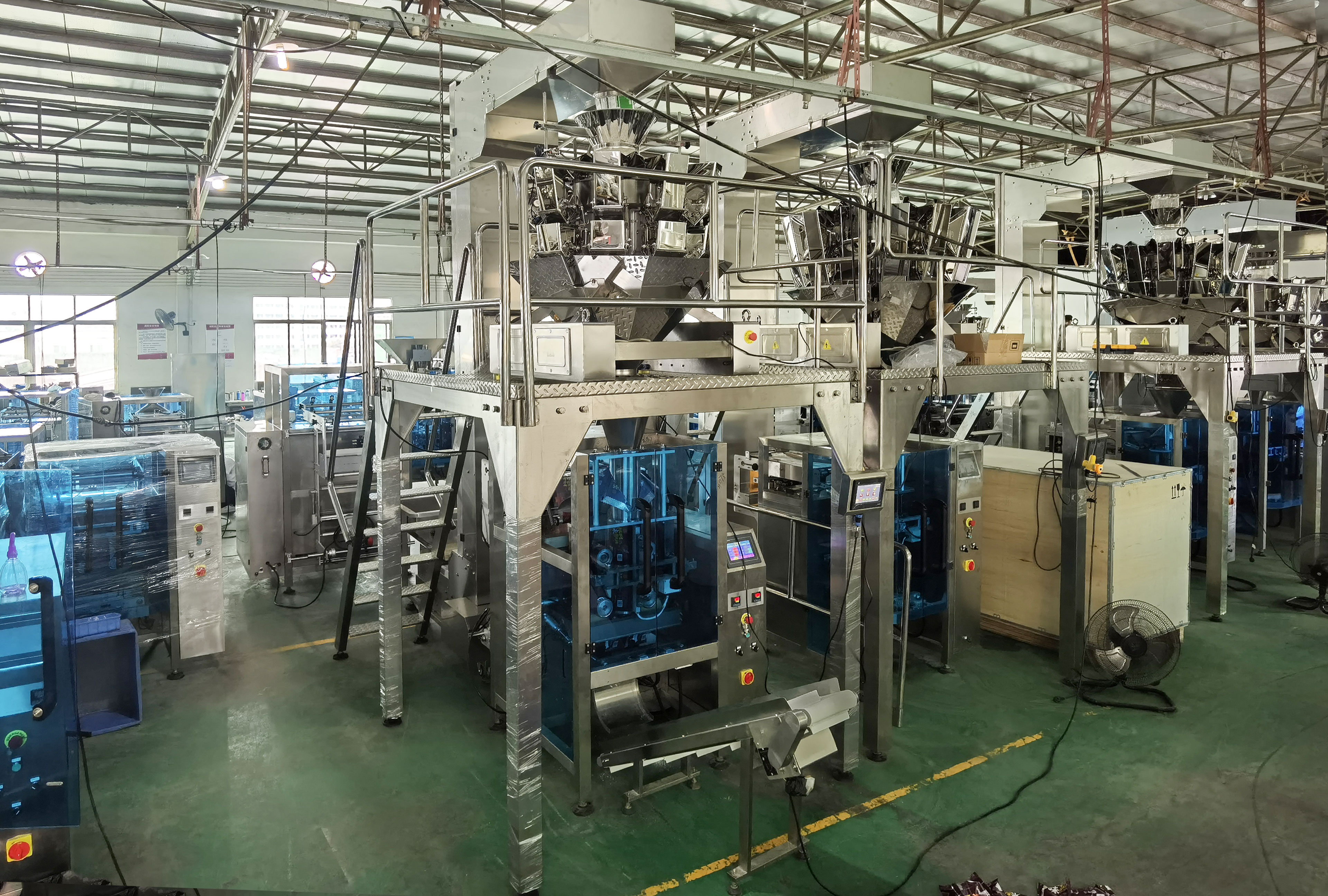 55bags/min Granule Packing Machine Nitrogen Filling 300g Plantain Chips