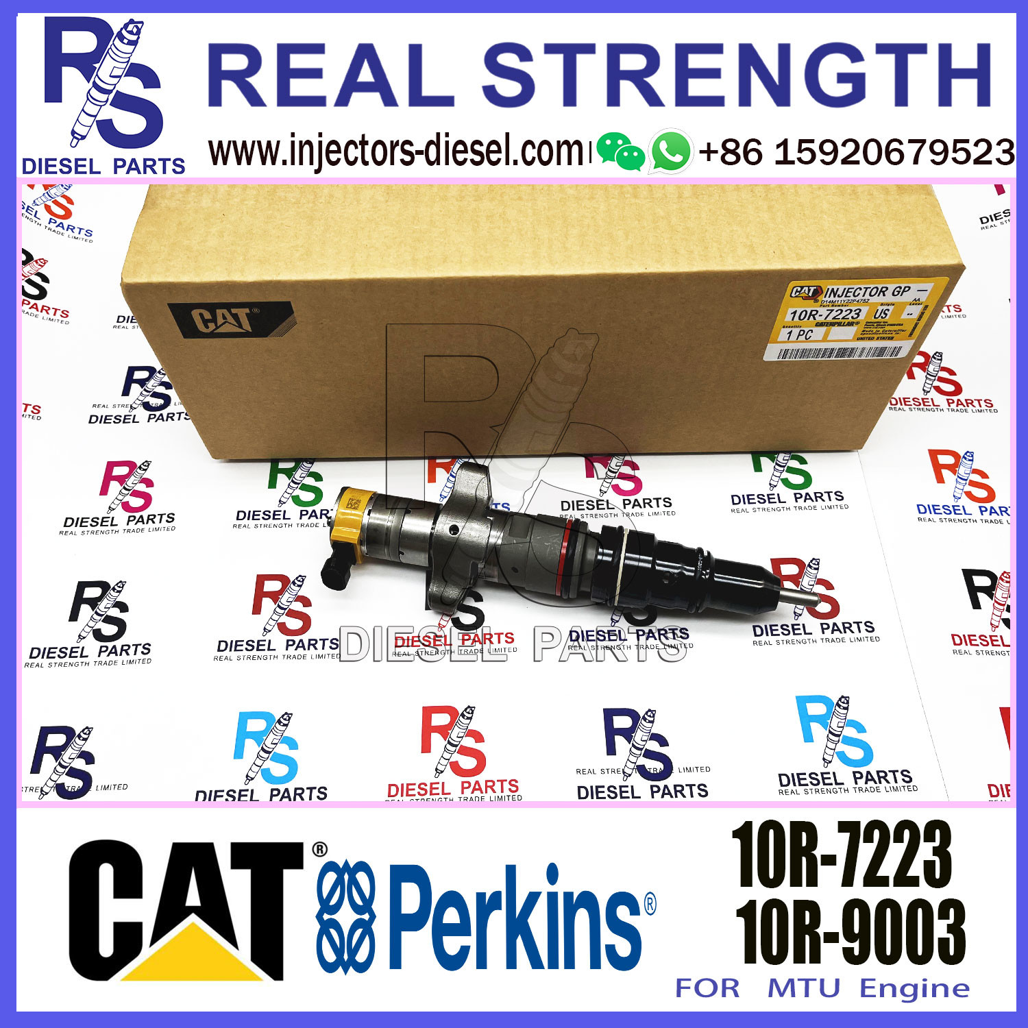 Diesel Fuel Injector for Caterpillar C9 Engine 387-9432 328-2576 10R-7223