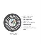 Undersea Direct Buried Underwater GYTA33 GYTS33 Steel Wire Armored Fibre Optic