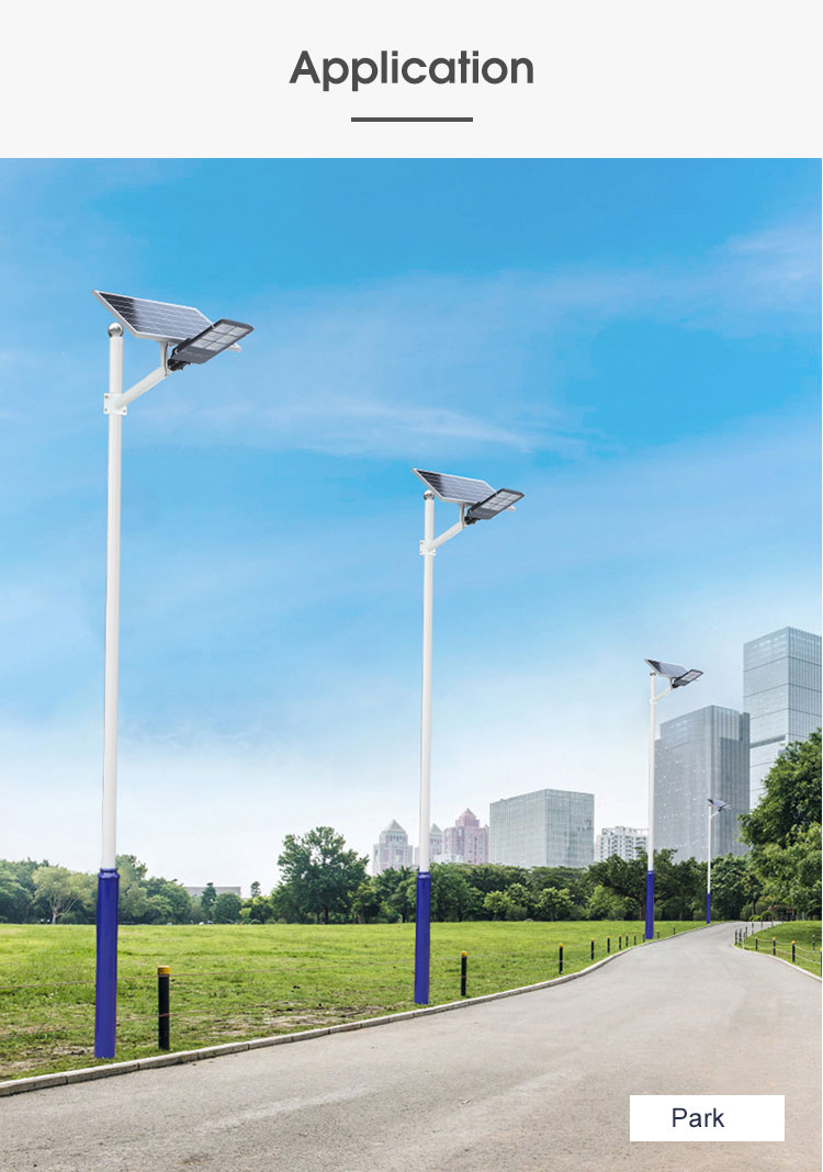 5000K 120 W Solar Led Street Light For Parking Lots Communities