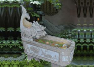 Wholesale 42&quot; Dragon Spits Sandstone Water Fountain from china suppliers