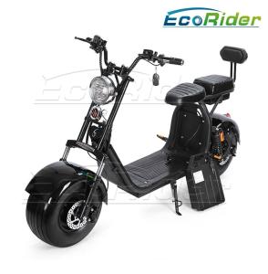 Wholesale Harley 2 Wheel Electric Scooter 1500w big motor and double 60v 20ah lithium battery citycoco from china suppliers