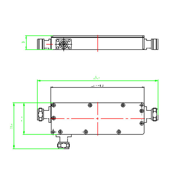 RF N Female 6dB Directional Coupler For Mobile Phone Signal Repeater