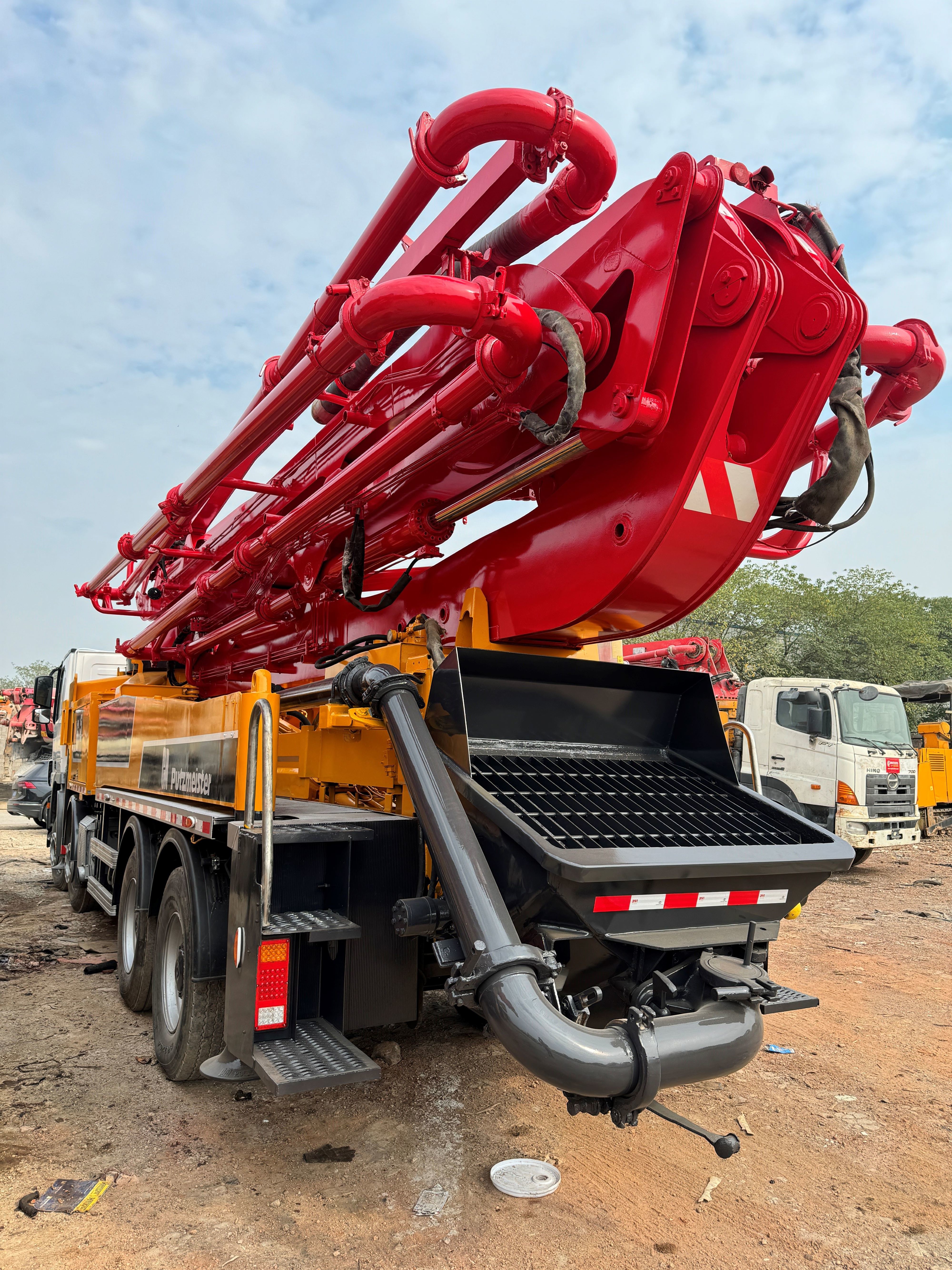 2014 Putzmeister 46m Concrete Pump On Mercedes Benz In Stock For Sale