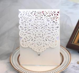 Wholesale Waterproof C1S Board Personalised Wedding Paper Cards from china suppliers