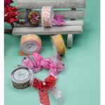 Decoration Christmas Grosgrain Ribbon Wear Proof Damage Free Colorful