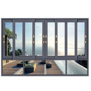 Wholesale Aluminum Alloy Frame Material Customized Soundproof Tempering Glass Sliding Windows from china suppliers
