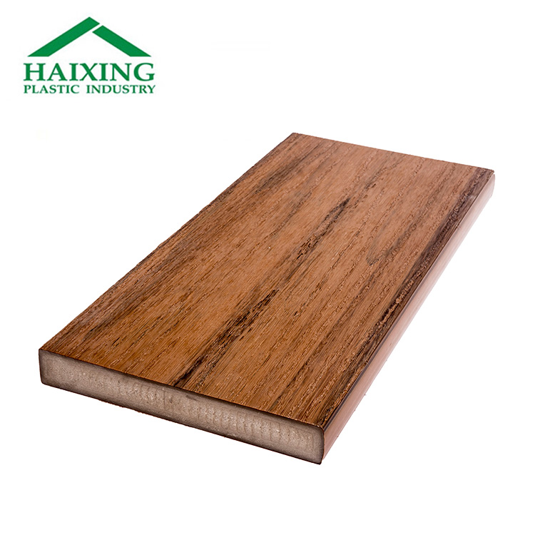 Co-extrusion Wood Plastic Composite Outdoor Decking Floor Plank with Grinding Technology