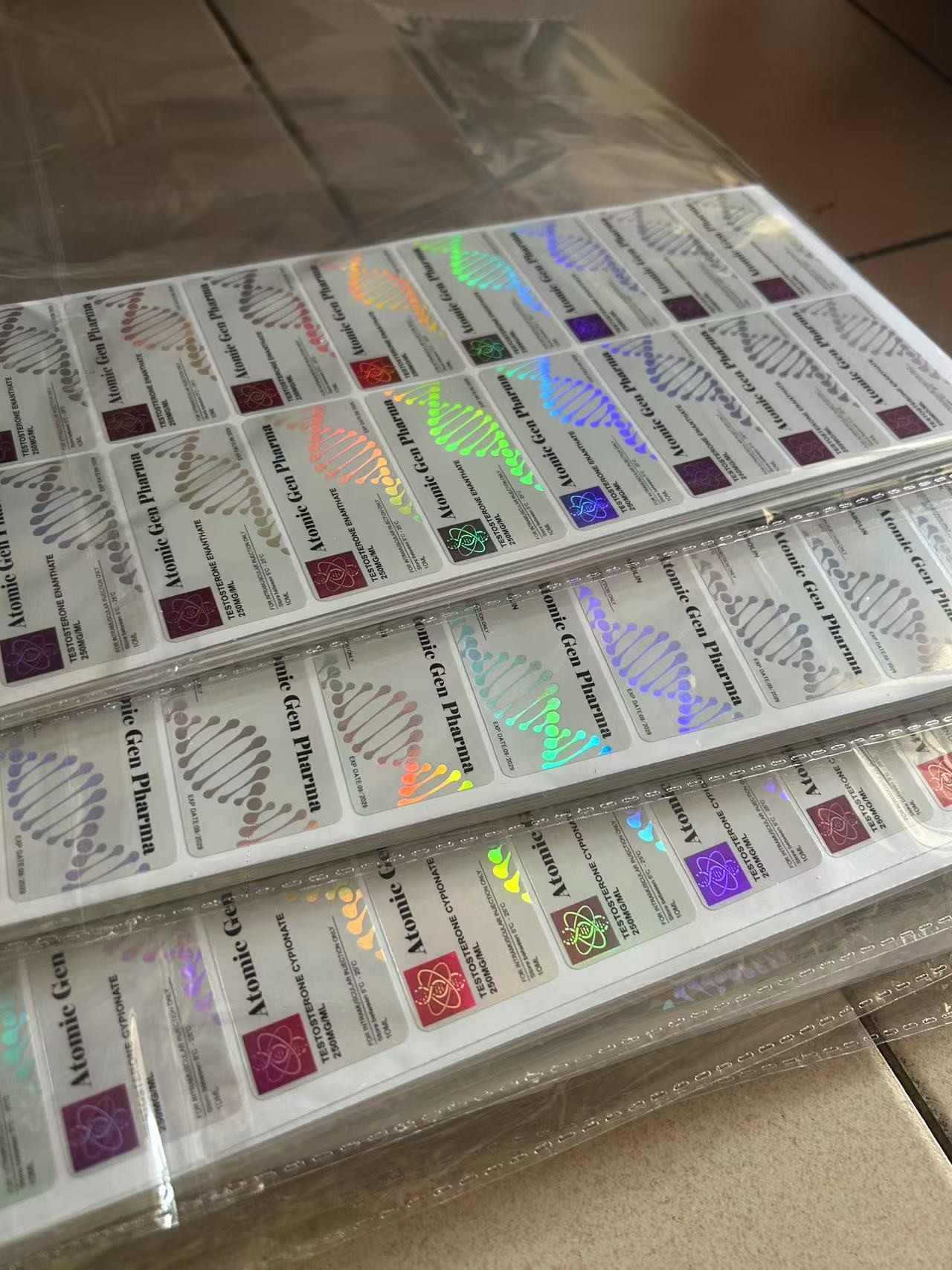 Tren Tri 300 medication label stickers 10ml Vial Labels