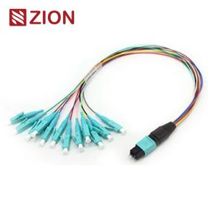 Wholesale 12 Fibers MPO to LC 12F MPO(male) -LC Fan-out 0.9mm 30-35cm Patch cable from china suppliers