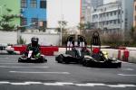 Laps Counting Racing E Go Karts Double Seats 1140mm Wheel Base 70km/H