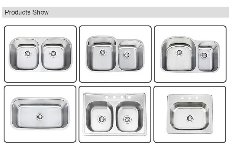 Professional Custom Made Stainless Steel Kitchen Sink Mexican Bathroom Sink with SUS304