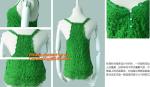 Casual Fashion, Vintage O-Neck, Sleeveless, Women Long Crochet, Chiffion Blouse